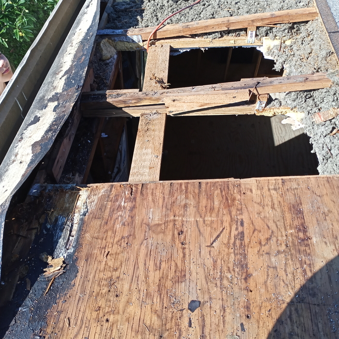 bad roof sheething