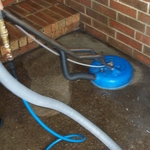 Concrete patio
