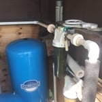 Water treatment system Install