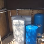 Water treatment system install