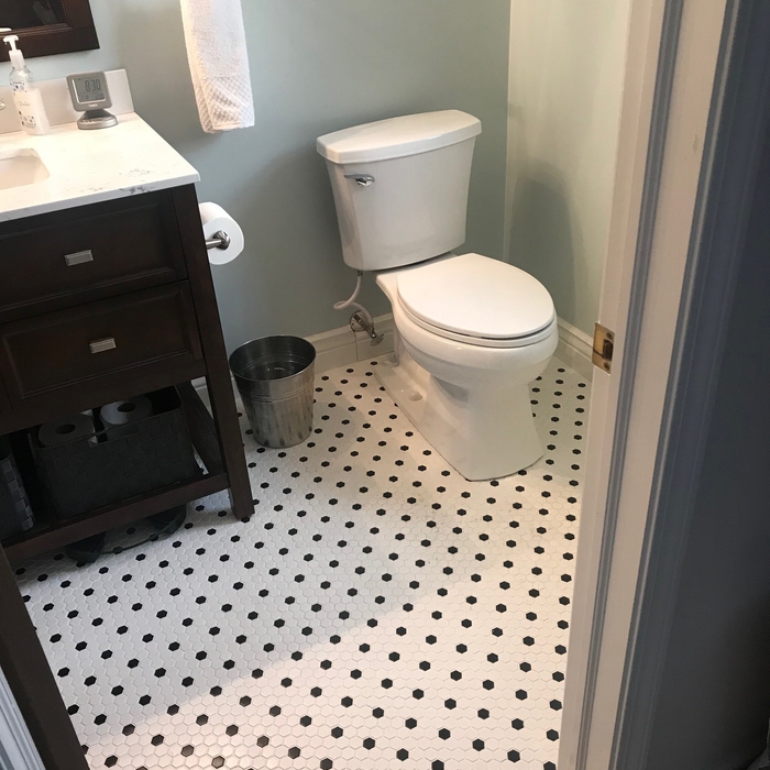 Bathroom Tile Project