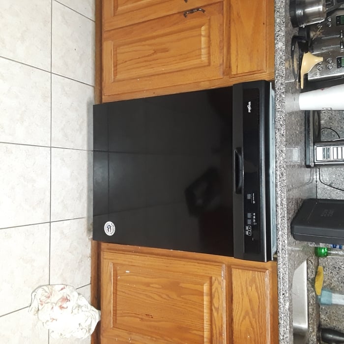 New dishwasher install