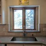 Cool tile technique above the sink