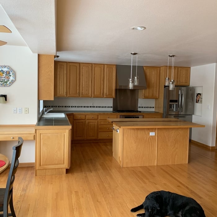 Kitchen before remodel