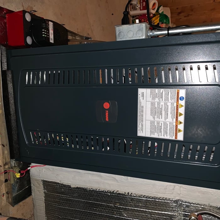 Trane S8 model furnace w/ high eff. blower
