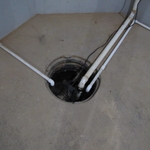 sump pit without cover