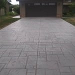 Stamped concrete