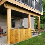 Cedar Outdoor Kitchen