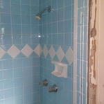 Demolition 70's style Shower