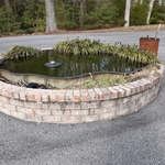 Brick work-fish pond Salisbury