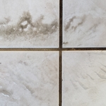 During Grout cleaning process