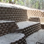 3 tiered retaining wall