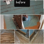 Hardwood floor refinish