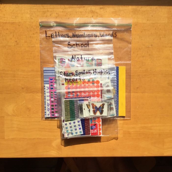 Decluttering Stickers