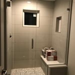 Custom shower door