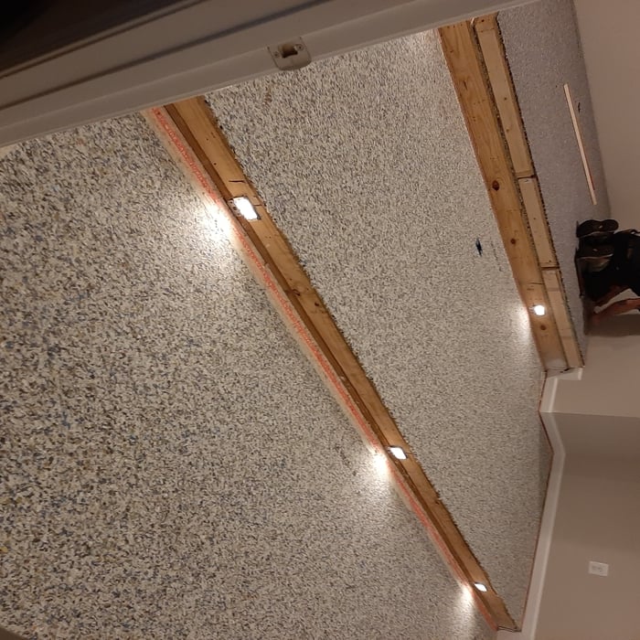 Before new carpet