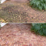 Chicago brick driveway cleaning