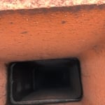 chimney liner not lined up correctly