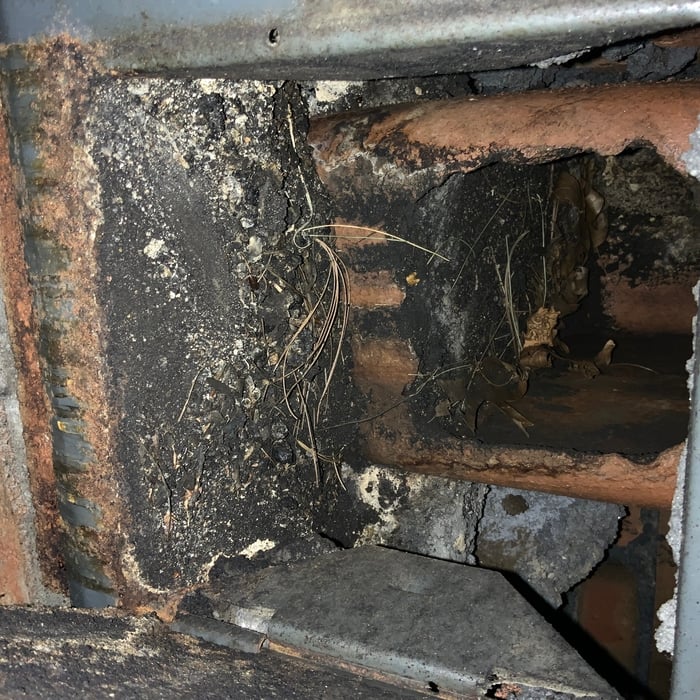 chimney clean out
