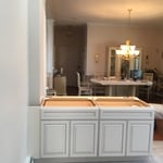 Before counter tops installed