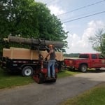 loading logs in 14ft section