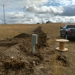 RV Pedestal and 200 amp Service Termination