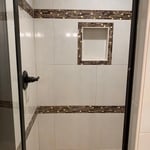 Master Shower Tile Work
