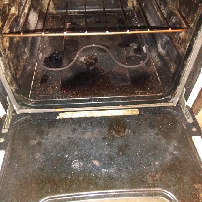Before: Dirty Oven