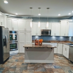 After cabinet painting