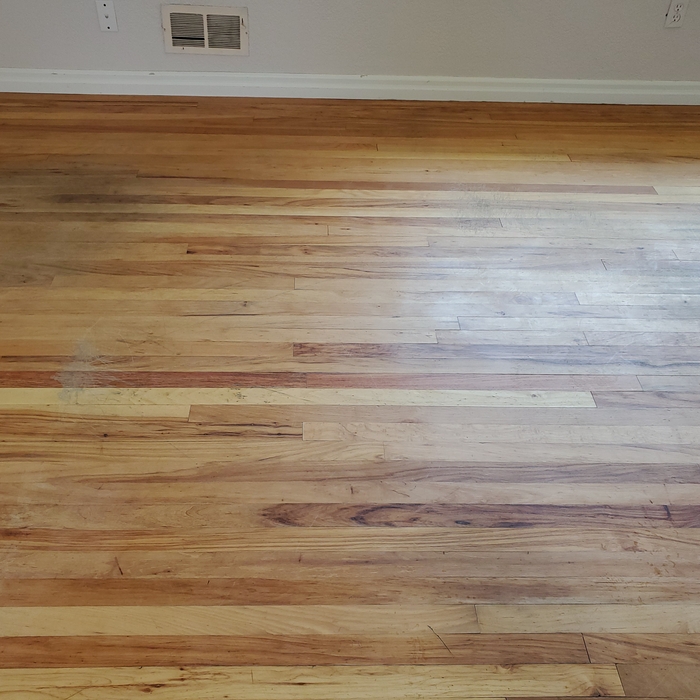 Neglected harwood floor