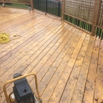 Complete 300 sq ft deck