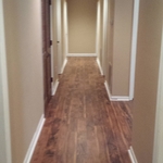 Hallway after completion