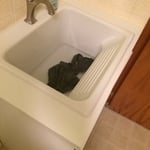 Laundry room sink makeove