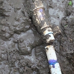 Old Broken Fittings After Removal