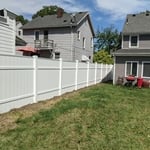 Privacy vinyl fence