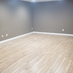 New laminate finish for customer's basement