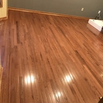 Hardwood oak living space