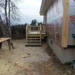 New deck and insulation