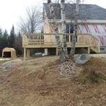 Deck roof and insulation