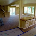 Living Room & Kitchen Remodel White Salmon