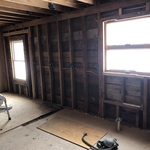 Cold exterior kitchen wall