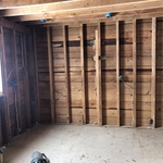 Cold kitchen/garage wall