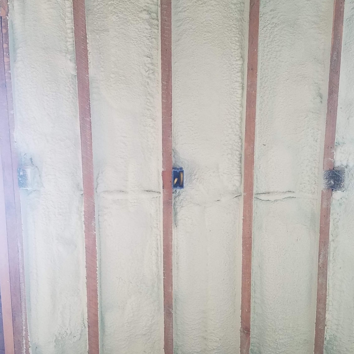 Completed insulation of kitchen remodel