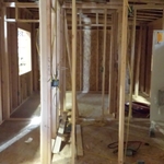 Framing on the Laguna job.