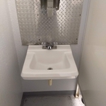 Bathroom sink after