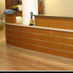 Hospital Reception Desk Installation
