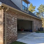 color matched 6 inch seamless gutter install