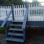 Stain Deck & Stairs (before)