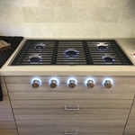 Wolf control-in-cabinet Cooktop