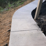 Concrete Walk install